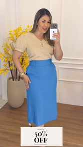 Conjunto Saia Camila
